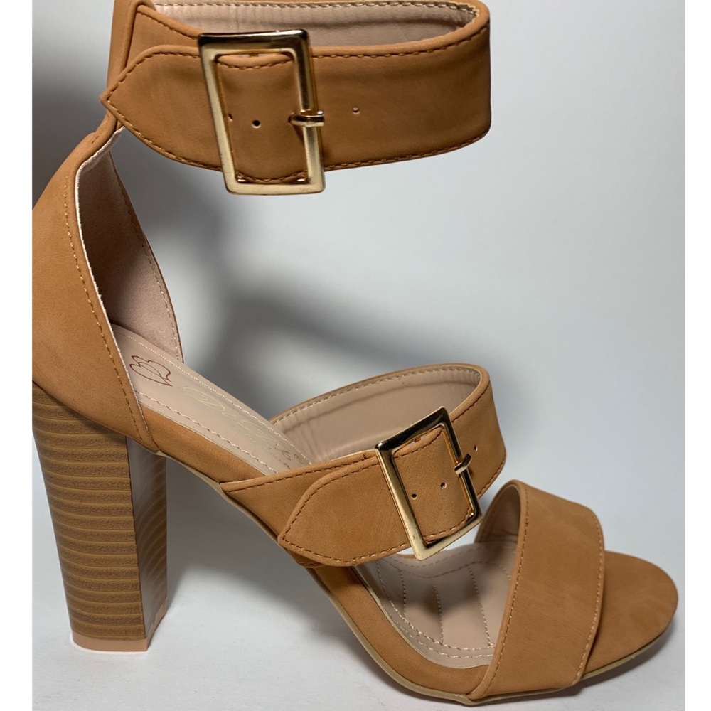 Buckle Strap Booties Heels - Picture 2 of 5